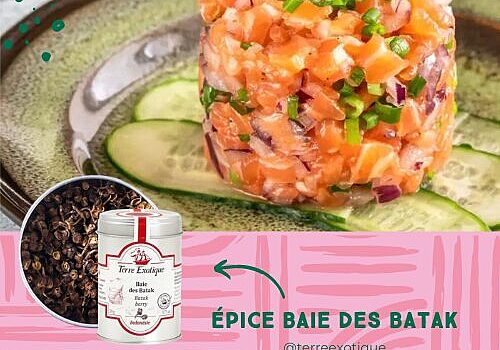 Tartare de saumon aux baies des Batak